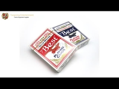 Σπιτική 280gsm μπλε-πυρήνων προσαρμοσμένη έγγραφο συσκευασία κιβωτίων χρώματος καρτών πόκερ χαρτοπαικτικών λεσχών ειδική