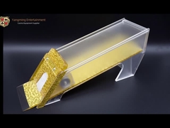 Η μπακαράς πόκερ του Τέξας γυάλισε το χρυσό επιτραπέζιο έμπορο χαρτοπαικτικών λεσχών πόκερ 8 γεφυρών δέχεται τη συνήθεια