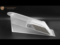 Ο κατασκευαστής που σχεδιάστηκε αναβάθμισε το 8 παγωμένο γέφυρα ακρυλικό παπούτσι εμπόρων επιτραπέζιων καρτών πόκερ