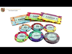 10g προσαρμοσμένα λέσχη επιτραπέζια κεραμικά τσιπ γραφείων Blackjack πόκερ του Τέξας διαθέσιμα για την προσαρμογή