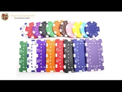 11.5g πλαστικά φανταχτερά κενά τσιπ πόκερ χαρτοπαικτικών λεσχών χωρίς προσαρμοσμένο σχέδιο λογότυπο