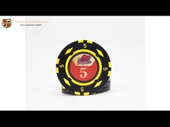 Νέος που προσαρμόζεται 600 κομμάτια λεσχών πελεκά το κιβώτιο κραμάτων αργιλίου συνόλου τσιπ επιτραπέζιων παιχνιδιών πόκερ του Τέξας