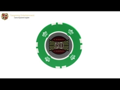 760 τσιπ επιτραπέζιων παιχνιδιών πόκερ συνόλου τσιπ πόκερ αργίλου αυτοκόλλητων ετικεττών 12g Τέξας