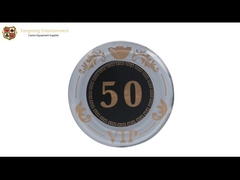 760 μπακαράδων πόκερ κομμάτια συνόλου τσιπ με τη UV εκτύπωση οθόνης κρυστάλλου σημαδιών ακρυλική