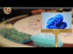 DY06-232 ίντσες Προσαρμοσμένο τραπέζι πόκερ Μπακαρά διπλής όψεως υψηλής ευκρίνειας