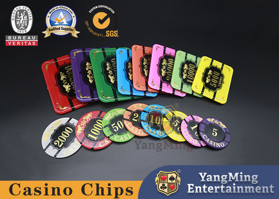 Αγορά 40mm συνήθειας πόκερ Chipset χαρτοπαικτικών λεσχών επιτραπέζιων μπακαράδων δράκων τιγρών χρυσός κρυστάλλου που καλύπτεται ακρυλικός ηλεκτρονική κατασκευή