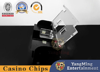 Black Metal Iron Poker Shuffling Machine 2 Sets Of Automatic Shuffling Machines Texas Baccarat Shuffler Machine