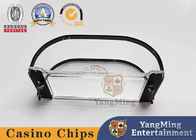 Fully Transparent Thickened Acrylic Chip Carrier Roulette Poker Table With Lock Table Chip Case