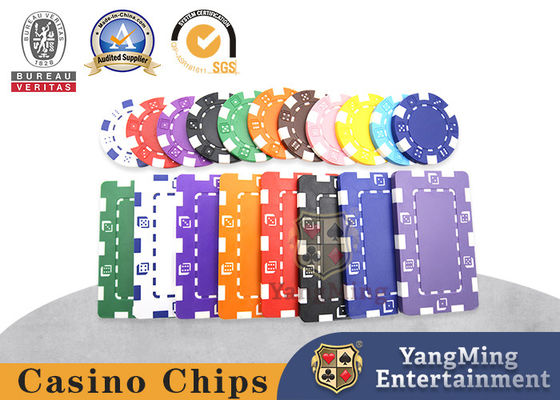 Αγορά 11.5g ολοκαίνουργια ABS πλαστικό Texas Baccarat τραπέζι καζίνο Αχρηστία Πολυχρωματικές μάρκες πόκερ ηλεκτρονική κατασκευή