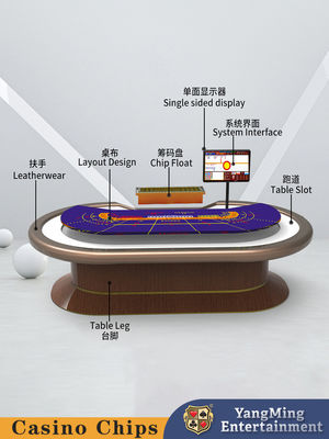 Αγορά Αναβαθμισμένο Treadle Baccarat Poker Table Καζίνο Κλαμπ Πόκερ Πίνακα Παιχνιδιών ηλεκτρονική κατασκευή
