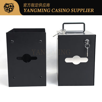 Αγορά Καζίνο Standard Black Metal Locking Money Box για τα παιχνίδια πόκερ του Καζίνο Κλαμπ ηλεκτρονική κατασκευή