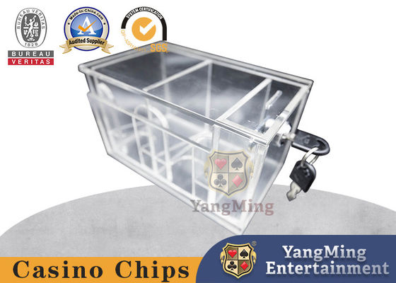 Αγορά Υψηλής ποιότητας δύο πλευρές Box Gaming 8 Deck Ακρυλικό Poker Κρατήρας Απορρίψεων με κλειδαριές ηλεκτρονική κατασκευή