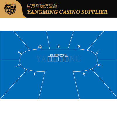 Αγορά Texas Hold'em 9 Player Waterproof Game Tablecloth Design Customized ηλεκτρονική κατασκευή
