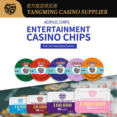 Αγορά Factory Customized Acrylic Poker Chips Designed For Casino Baccarat Games ηλεκτρονική κατασκευή