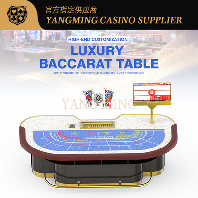 Αγορά 10 Persons High Quality Poker Table Solid Wood Baccarat Gambling Table For Sale ηλεκτρονική κατασκευή