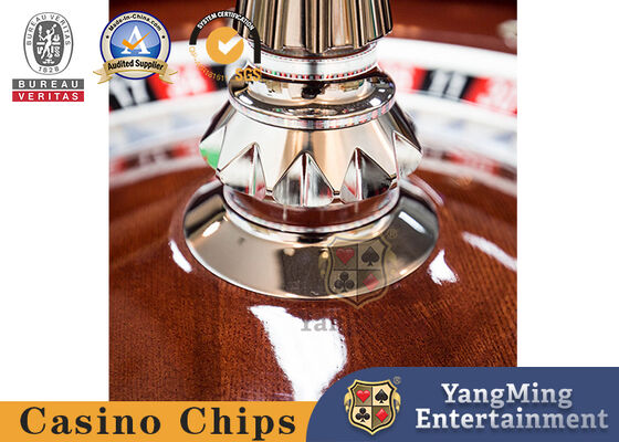 Αγορά Οικιακή πολυτέλεια 80 εκατοστών Σκληρό ξύλο Ρουλέτα Ρωσική γύρισμα τραπέζι πόκερ VIP Club αφιερωμένο τροχό ηλεκτρονική κατασκευή