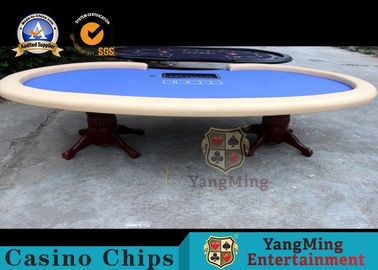 Αγορά Πολυτέλεια Τέξας Holdem εξάχνωση 10 χρωστικών ουσιών 110 ίντσας πίνακας πόκερ καθισμάτων με τη θέση εμπόρων ηλεκτρονική κατασκευή