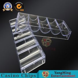 Αγορά 100 PC 40mm διαφανής ακρυλικός δίσκος τσιπ χαρτοπαικτικών λεσχών με τα επιτραπέζια εξαρτήματα μπακαράδων κάλυψης/παιχνιδιού ηλεκτρονική κατασκευή