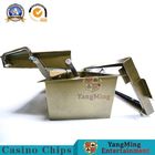 14 Rows Metal Double Layer Casino Chip Holder For Round Poker Chip And Plaque