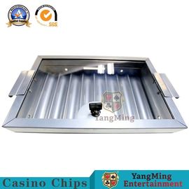Αγορά 8 ασημένιος δίσκος 375*253mm επιτραπέζιων τσιπ πόκερ χρώματος σειρών επιτραπέζια εξαρτήματα Blackjack ηλεκτρονική κατασκευή