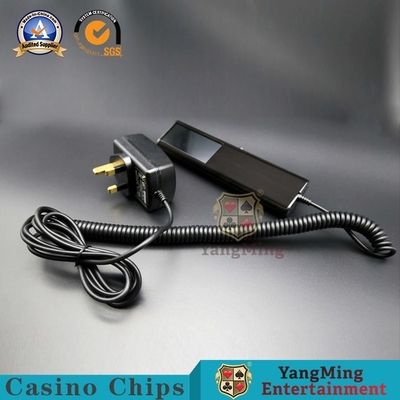 Κλασικό UV Violet Anti Counterfeit Money Detector Μαύρο ανασυρόμενο τροφοδοτικό για τσιπ πόκερ