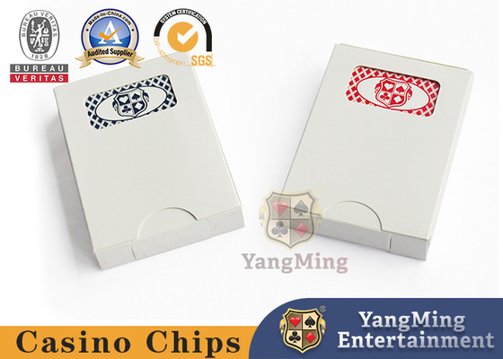 Original Factory Customized Casino Professional Poker Cards In Red And Blue Dual Color Spot Available For Customization