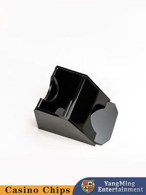 Μαύρο 1-2 ζευγάρια του παίκτη χαρτών πόκερ, Black Jack Baccarat Ακρυλικό παπούτσι παίκτη χαρτών πόκερ