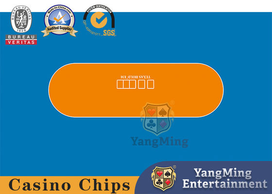 Προσαρμοσμένο τραπεζομάντιλο Texas Hold'Em για καζίνο, αδιάβροχο και προσαρμόσιμο χρώμα λογότυπου