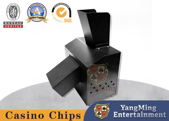 Καζίνο Table Specific Poker Shredder, Black Metal Πλήρως αυτόματο High Speed Shredder