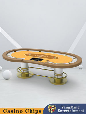 Νέο προϊόν λανσάρει 10παίκτες Metal Bar Protector Texas Hold'em Poker Table Club Καζίνο Πίνακα Πίνακα Πίνακα Πίνακα