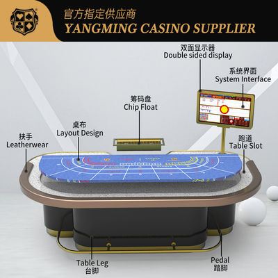 Προσαρμοσμένο Bar Protector Baccarat Table Entertainment Leisure Club Poker Game Table Table Πίνακα παιχνιδιών