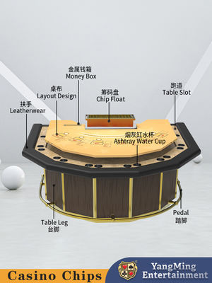 Νέα κυκλοφορία 7 Side Guards Blackjack Table Παιχνίδι πόκερ