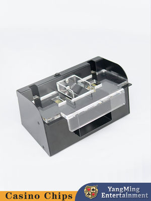 2 πακέτα Metal Poker Shuffler Ασφάλεια Ασφάλεια Απασχόληση Poker Table Top Game Shuffler