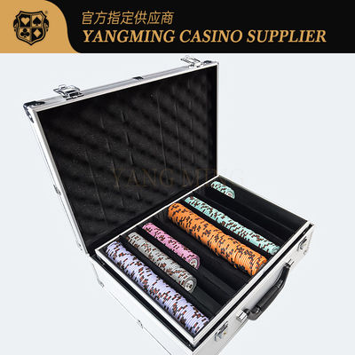 Τέξας Hold'em Ασημένιο Λευκό Αλουμίνιο Τότ Τσιπ Κουτί Καζίνο Κλαμπ Casual Poker Game Τσιπ Κουτί
