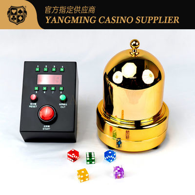 Τελευταίο Smart Electric Gold Dice Cup Set Τέξας Μπακαρά Casual Poker Tabletop Dice Cup Set Τελευταίο Smart Electric Gold Dice Cup Set Τέξας Μπακαρά
