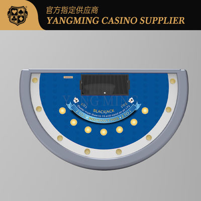Σύγχρονο αμερικανικό στυλ Μισό στρογγυλό blackjack τραπέζι πόκερ τζόγο blackjack τραπέζι πόκερ παιχνίδια