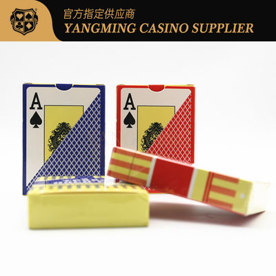 Υψηλής ποιότητας Texas Hold'em Μεγάλο γράμμα παγωμένη πλαστική κάρτα Χρωματικό κουτί για το Texas Hold'em Καζίνο Casual Game Tabletop Poker Card