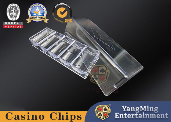 Τέξας Hold'em Πόκερ Τραπέζι τυχερών παιχνιδιών Μαύρο χρώμα πλαστικές μάρκες καζίνο Δωλητήριος Καζίνο Προμήθειες 8 σειρές