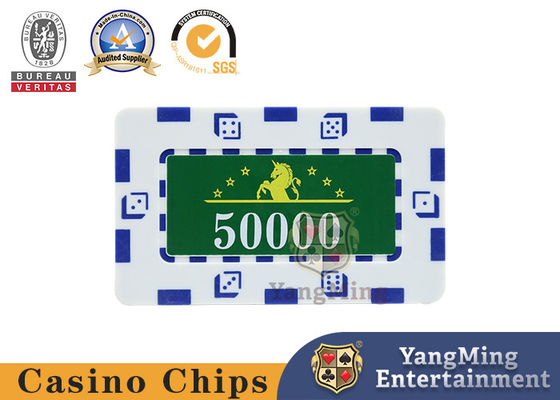 760 τεμάχια αμερικανικό ABS Clay Poker Fancy Chip Set Texas Hold'em Game Iron Core Αντι-παραχάραγμα Chip Coin Factory Set σε αποθεματικό