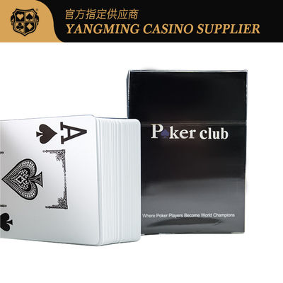 100% PVC Αδιάβροχο Texas Hold'em Πωκερ Παίξιμο Κάρτες 88 * 63mm Deck Κόκκινο Μπλε Χρώμα Παίξιμο πλαστικές κάρτες