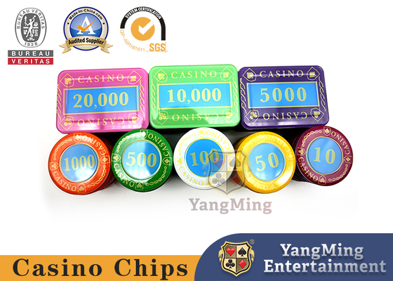 Καζίνο Κρυστάλλινο Poker Chips Set Lucency Ακρυλικό 730 PCS πλαστικό παιχνίδι σετ με σε αλουμινίου περίπτωση