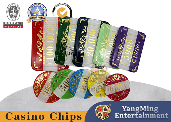 Πόκερ Chipset χαρτοπαικτικών λεσχών υψηλών σημείων 760PCS με το κιβώτιο Eco αργιλίου - φιλικό