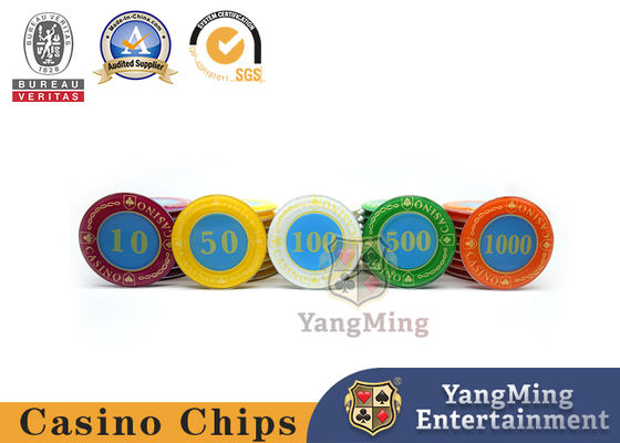 Καζίνο Κρυστάλλινο Poker Chips Set Lucency Ακρυλικό 730 PCS πλαστικό παιχνίδι σετ με σε αλουμινίου περίπτωση