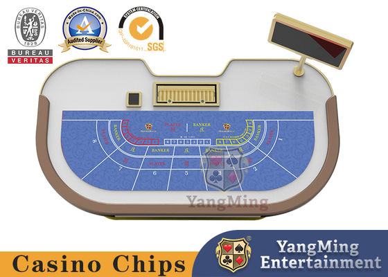 Ανθεκτική απλή σύγχρονη επιτραπέζια κορυφή καρτών πόκερ με τα ξύλινους πόδια Ζ/τον πίνακα μπακαράδων