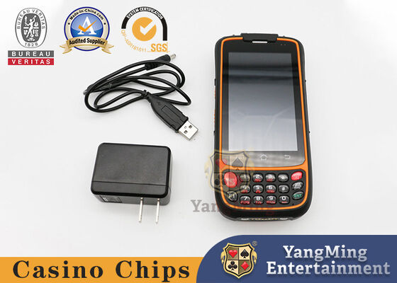 Φορητός ανιχνευτής Mhz13.56 4G WiFi Bluetooth γραμμωτών κωδίκων οθόνης αφής αρρενωπό με το συλλέκτη αναγνωστών καρτών NFC RFID SIM