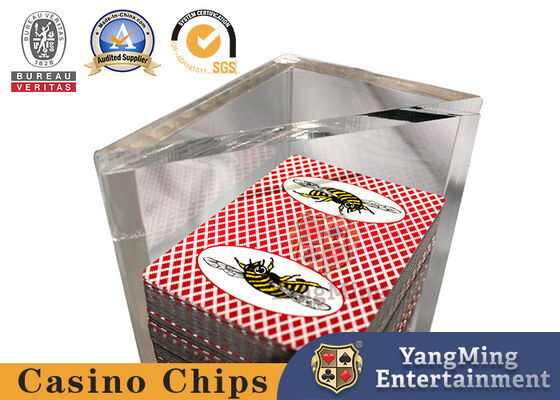 Δράκος Τίγρης Μπακαρά Ακρυλικό Καζίνο Κρατητής Απορρίψεως Τρίγωνο Διαφανής Φορέας Κρατητής Drop