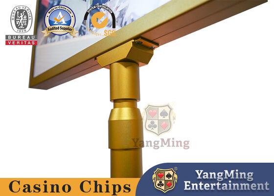 Το υγρό κρύσταλλο αυξήθηκε χρυσός - καλυμμένο διπλάσιο χαρτοπαικτικών λεσχών οργάνων ελέγχου υπολογιστών 27 ίντσας - πλαισιωμένο HD εισελκόμενο