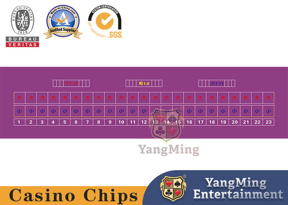 23-Παικτών Οβάλ Πολυτελής Αναβαθμισμένη Έκδοση Μπακαρά Τέξας Παιχνίδι Αδιάβροχο Τραπεζομάντηλο