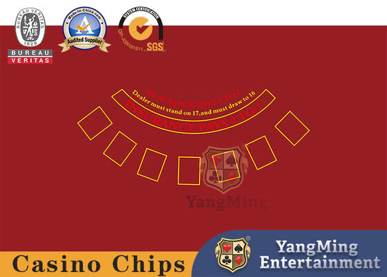 Texas Holdem Πόκερ Μπλάκτζακ Μπλακ Τζακ Υψηλής ποιότητας Αδιάβροχο και Επιβραδυντικό Φλόγας Επαγγελματικό Τραπεζομάντηλο