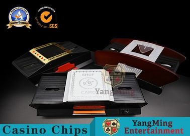 Κανονικό πόκερ Shuffler χαρτοπαικτικών λεσχών 2 γεφυρών καρτών παιχνιδιού/αυτόματη κάρτα Shuffler